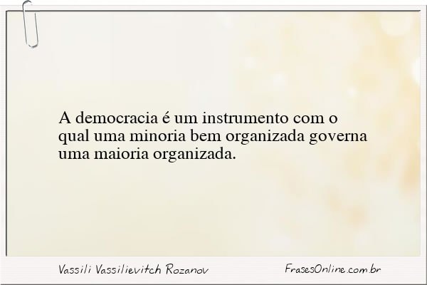 Frase de Vassili Vassilievitch Rozanov