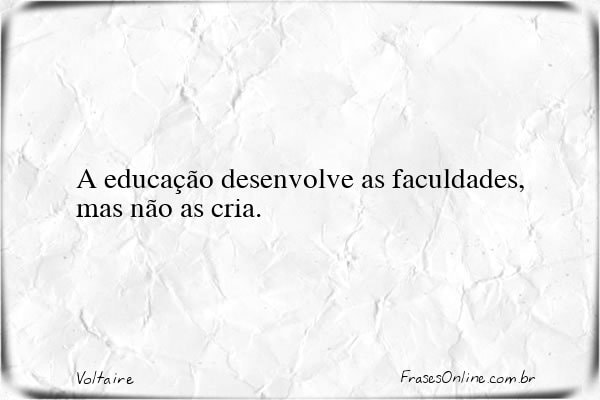 Frase de Voltaire