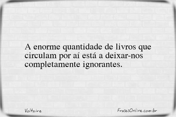 Frase de Voltaire