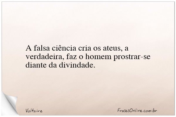Frase de Voltaire