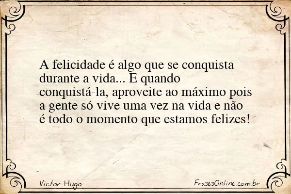Frase de Victor Hugo