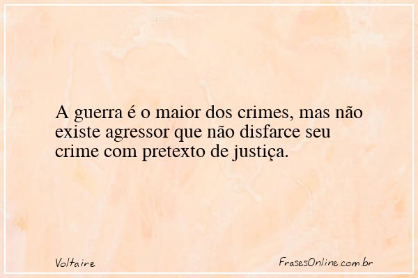 Frase de Voltaire
