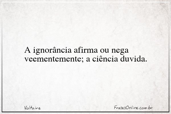 Frase de Voltaire
