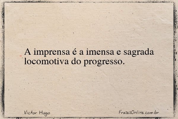 Frase de Victor Hugo