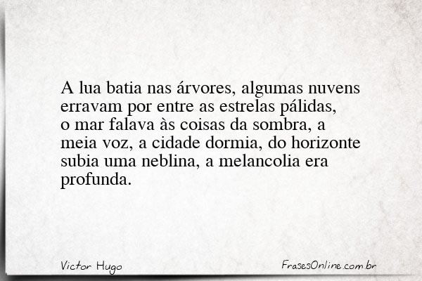 Frase de Victor Hugo