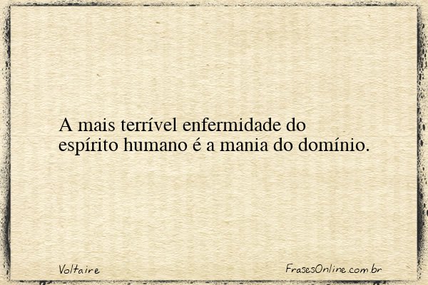 Frase de Voltaire