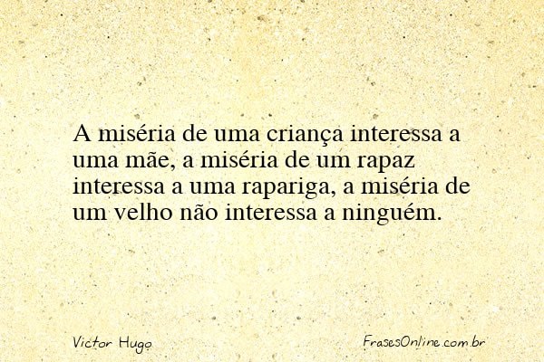 Frase de Victor Hugo