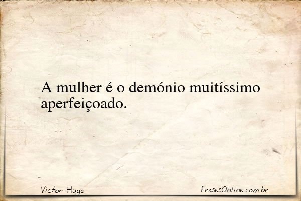 Frase de Victor Hugo