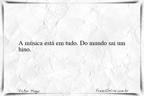 Frase de Victor Hugo