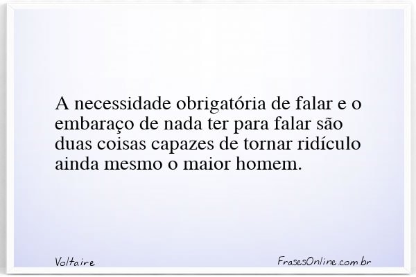 Frase de Voltaire