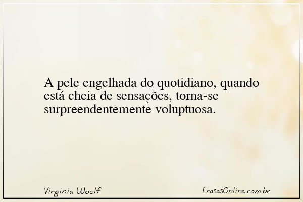 Frase de Virginia Woolf