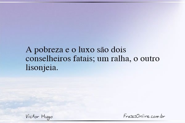 Frase de Victor Hugo
