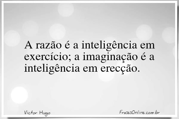 Frase de Victor Hugo