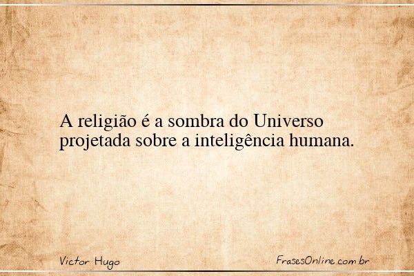 Frase de Victor Hugo