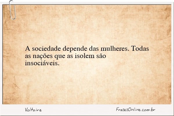 Frase de Voltaire
