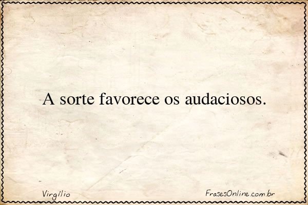 Frase de Virgílio