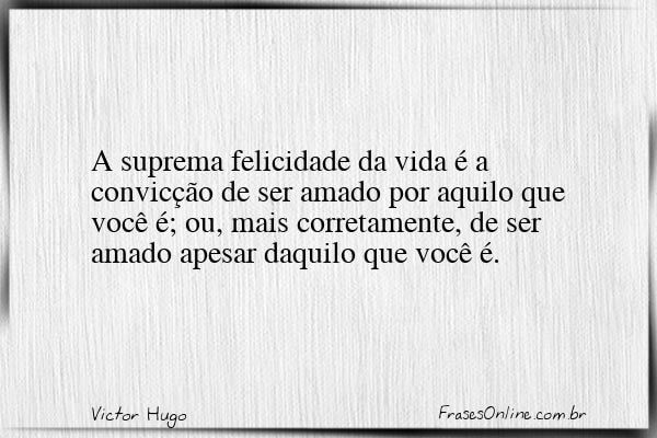Frase de Victor Hugo