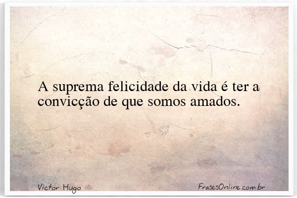 Frase de Victor Hugo