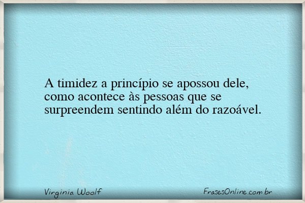 Frase de Virginia Woolf