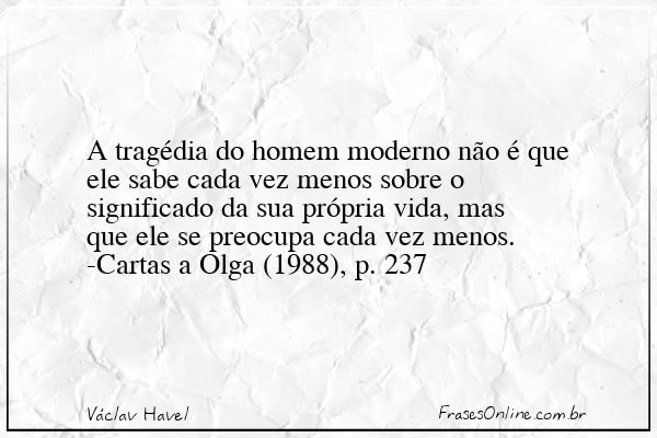 Frase de Václav Havel