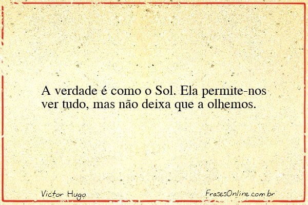 Frase de Victor Hugo