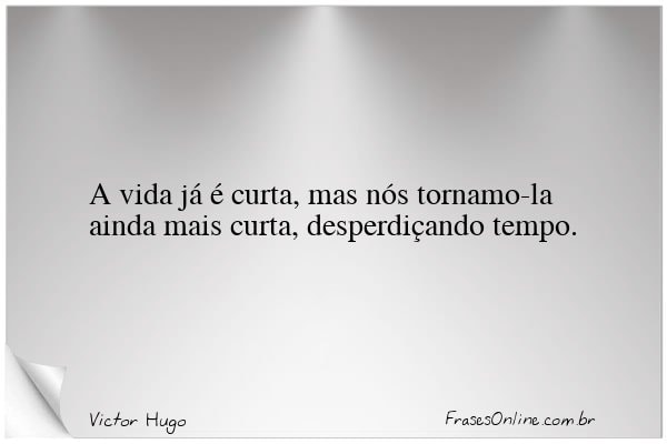 Frase de Victor Hugo
