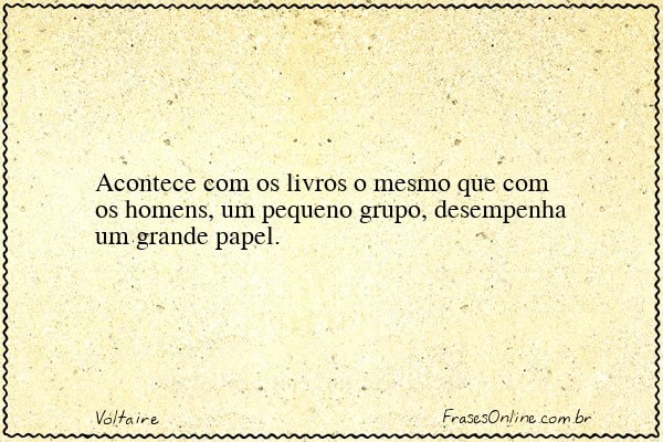 Frase de Voltaire