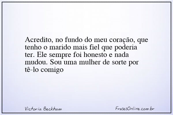 Frase de Victoria Beckham