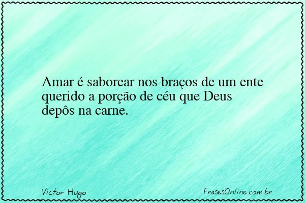 Frase de Victor Hugo