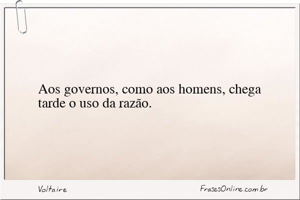 Frase de Voltaire