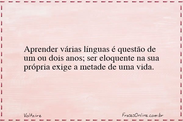 Frase de Voltaire