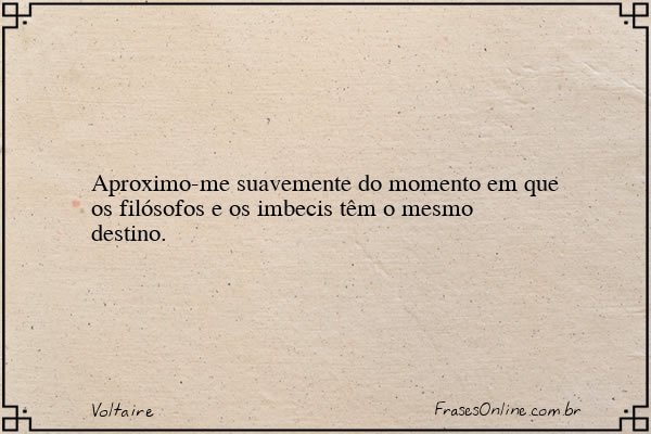 Frase de Voltaire