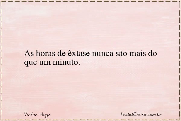 Frase de Victor Hugo