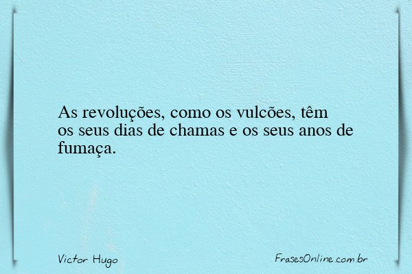 Frase de Victor Hugo