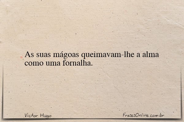 Frase de Victor Hugo