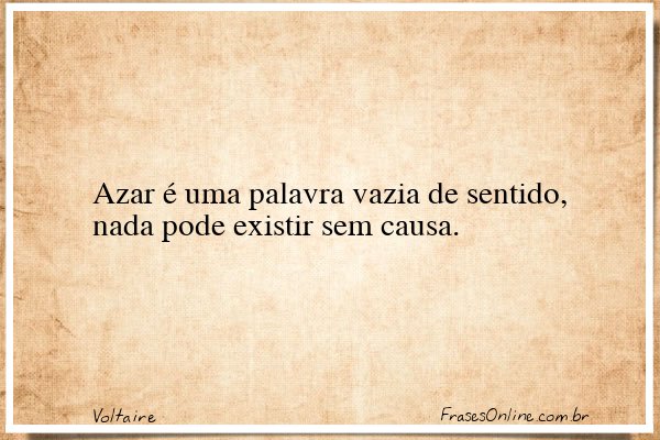 Frase de Voltaire