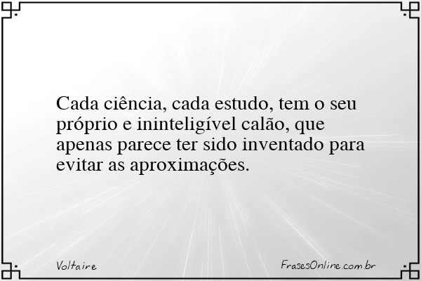 Frase de Voltaire