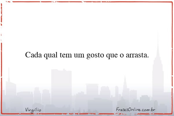 Frase de Virgílio