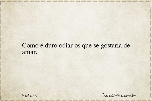 Frase de Voltaire
