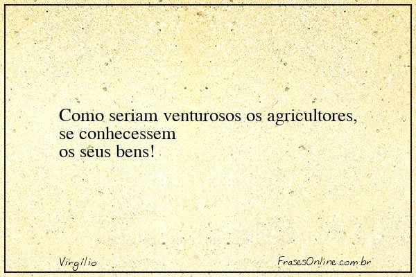 Frase de Virgílio