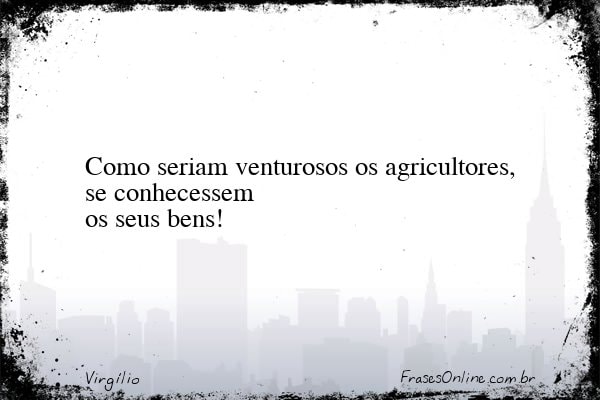 Frase de Virgílio