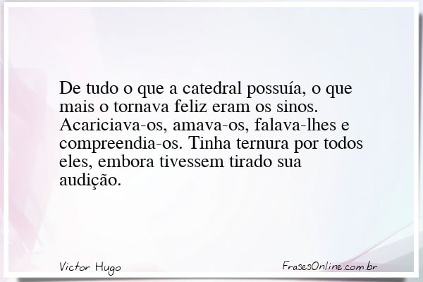 Frase de Victor Hugo