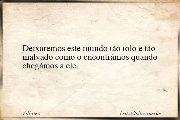 Frase de Voltaire