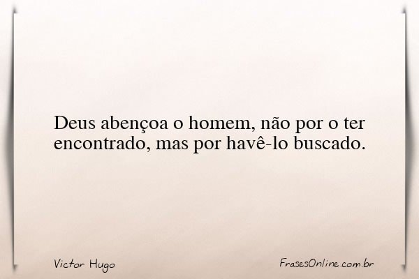 Frase de Victor Hugo