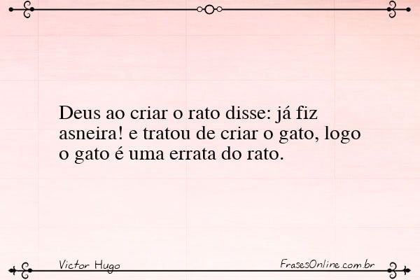 Frase de Victor Hugo