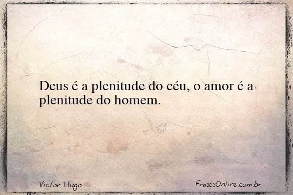 Frase de Victor Hugo