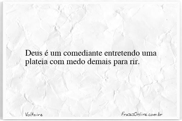 Frase de Voltaire