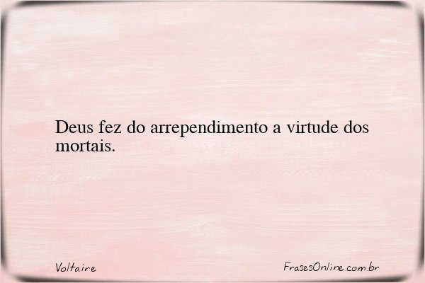 Frase de Voltaire