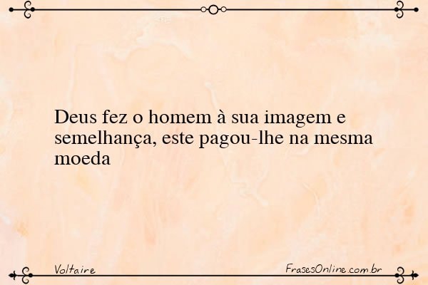 Frase de Voltaire