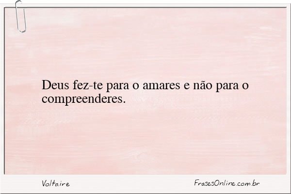 Frase de Voltaire